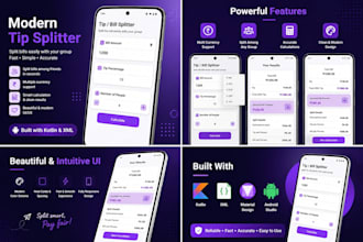 develop a modern android and mobile app