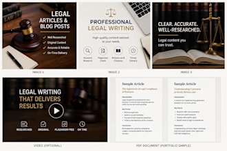 write engaging legal blog posts and articles