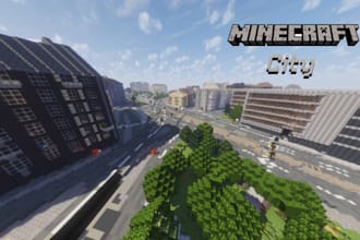 build custom houses, vehicles, and cities in minecraft