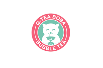 design unique tea bubble logo