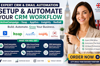 activecampaign keap apptivo insightly redtail email workflow setup