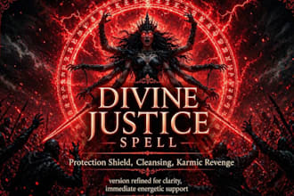 cast divine justice spell, spiritual protection, energy shield, aura cleansing