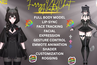 make vrchat furry avatar, dragon furry model, furry vtuber avatar, furry vrm mod