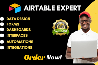 be your airtable expert for custom airtable database design and automation