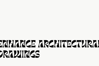 enhance your architectural drawings professionally