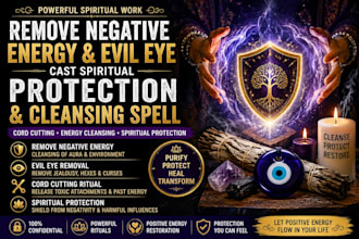 remove negative energy evil eye cast protection cleansing spell