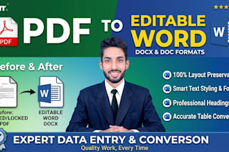 convert PDF to word or google docs with perfect formatting