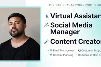 virtual assistant for admin and business support
