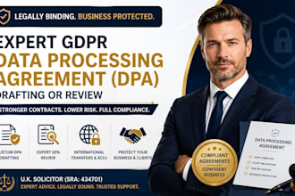 draft or review your expert gdpr data processing agreement dpa
