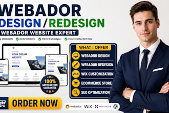 build webador website design webador redesign webador wix website development