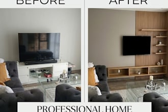 design any space in your home, with a mood board