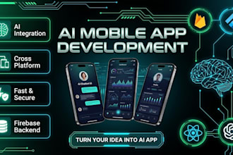 develop ai mobile app using flutter, react native, openai API
