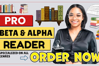 do professional alpha beta reading and manuscript feedback