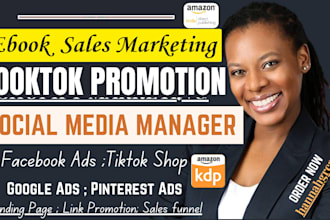 do amazon KDP ads book publishing booktok ebook marketing sales funnel