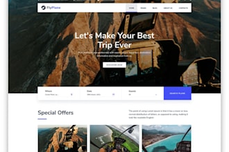 build wordpress travel agency and tour booking website