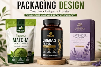 custom packaging design for skincare brands with 3d mockups