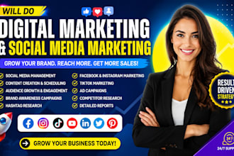 do digital marketing and social media marketing