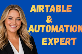 setup your airtable database, automation, a softr expert