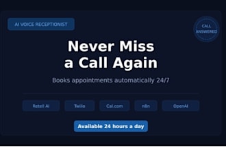 build an ai voice receptionist that books appointments automatically