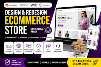 build redesign webador odoo wix duda ecommerce website multilingual store design