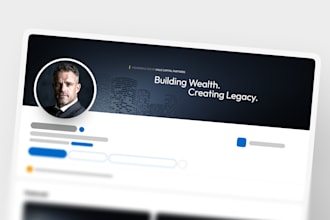 design an executive linkedin banner for founders and ceos