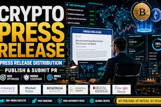 do press release distribution crypto press release submit press release writing