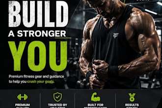 create ai fitness social media posts