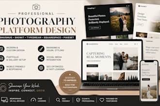 smugmug showit typedream squarespace pixieset photography website redesign