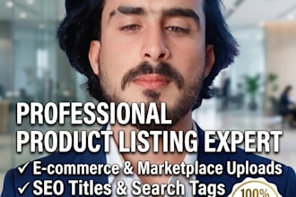 do amazon and shopify product listing expertly
