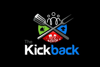 do iconic included logo for branding the kickback bar grill