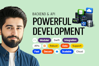 develop backend API for your web or mobile app