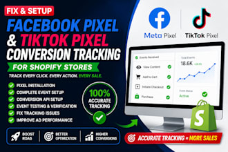 fix facebook shopify etsy pixel tiktok shop fix meta pixel conversion tracking