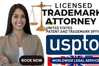 be your licensed US trademark registration attorney with office action response