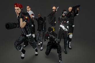make custom character, outfit, and animation for  second life