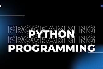 do python programming, debugging and small projects for you