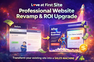 revamp your website into a modern sales focused website