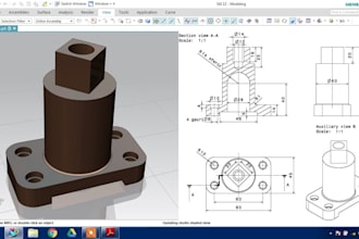 cad drafting, cad conversion, 2d drawing, step, stl, iges file for cnc machine