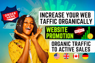 do organic website traffic to increase sales UK,USA