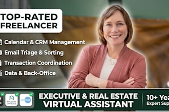 be your expert real estate virtual assistant for CRM and administrative tasks