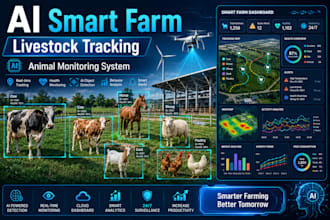 do machine learning, farm management, livestock tracking, and animal behavior