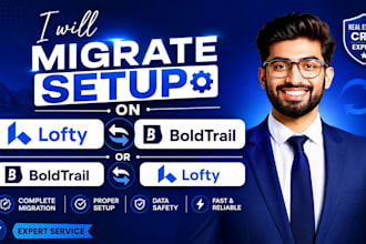migrate setup on lofty to boldtrail or migrate setup on boldtrail to lofty