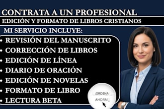 editor de libros de desarrollo, edición de libros, formato de memorias, ficción,