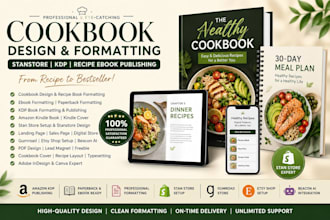 cookbook design cookbook formatting stanstore amazon kdp recipe ebook publishing