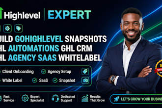 build gohighlevel workflow,saas,funnel,snapshot, ghl automation gohighlevel VA
