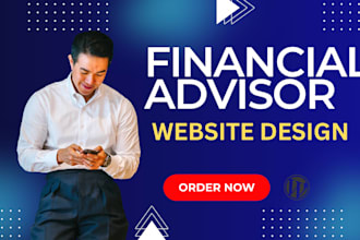 design financial advisor website, tax website, finance and investment website