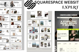 design squarespace artist portfolio website photography website musician web