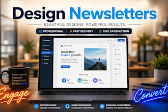 design professional infographics and email newsletters for your business