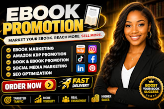 do ebook promotion, kindle promotion and ebook marketing
