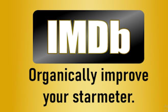 imdb promotion boost your imdb starmeter ranking USA, UK, canada movie promotio