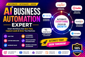set up zapier twilio 17hats honeybook calendly and hubspot automation